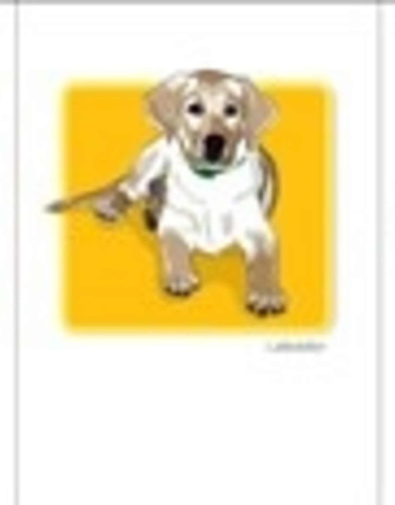 Paper Russells Lab Pup Notecards
