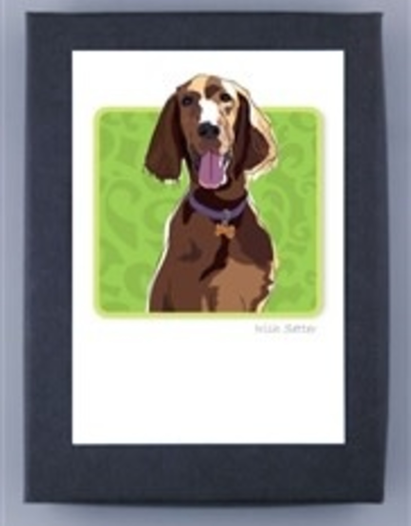 Paper Russells Irish Setter Notecards