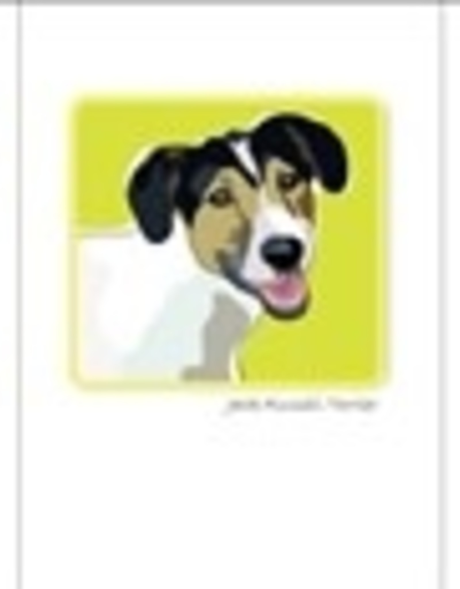 Paper Russells Jack Russell Tricolor Notecards