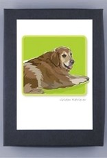 Paper Russells Golden Retriever Sitting Notecards