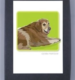 Paper Russells Golden Retriever Sitting Notecards