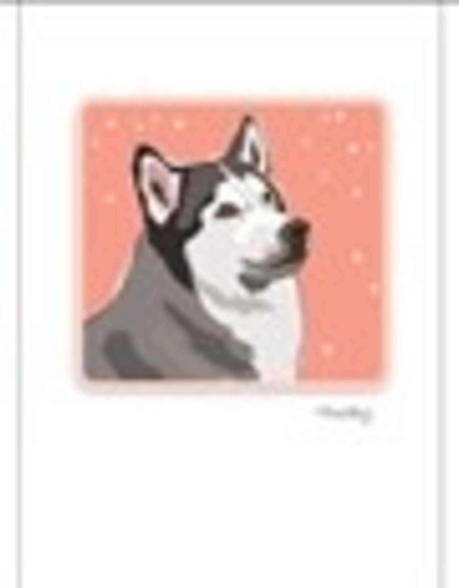 Paper Russells Husky & Stars Notecards