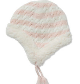 Angel Dear Sherpa Hoodie Pilot Hat Pink