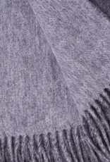 Alashan Cashmere Co. Merino/Cashmere Plain Weave Throw Charcoal