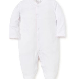 Kissy Kissy Footie White body/Pink stitching