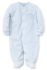 Kissy Kissy Footie Blue Stripe Zip