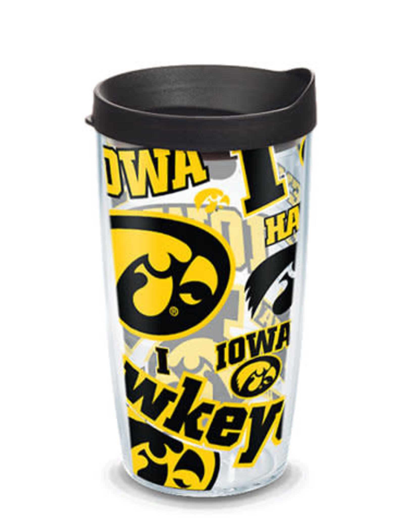 Tervis Tumbler 16oz Iowa Allover/lid