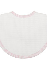 Three Marthas Basic Bib Pink Seersucker
