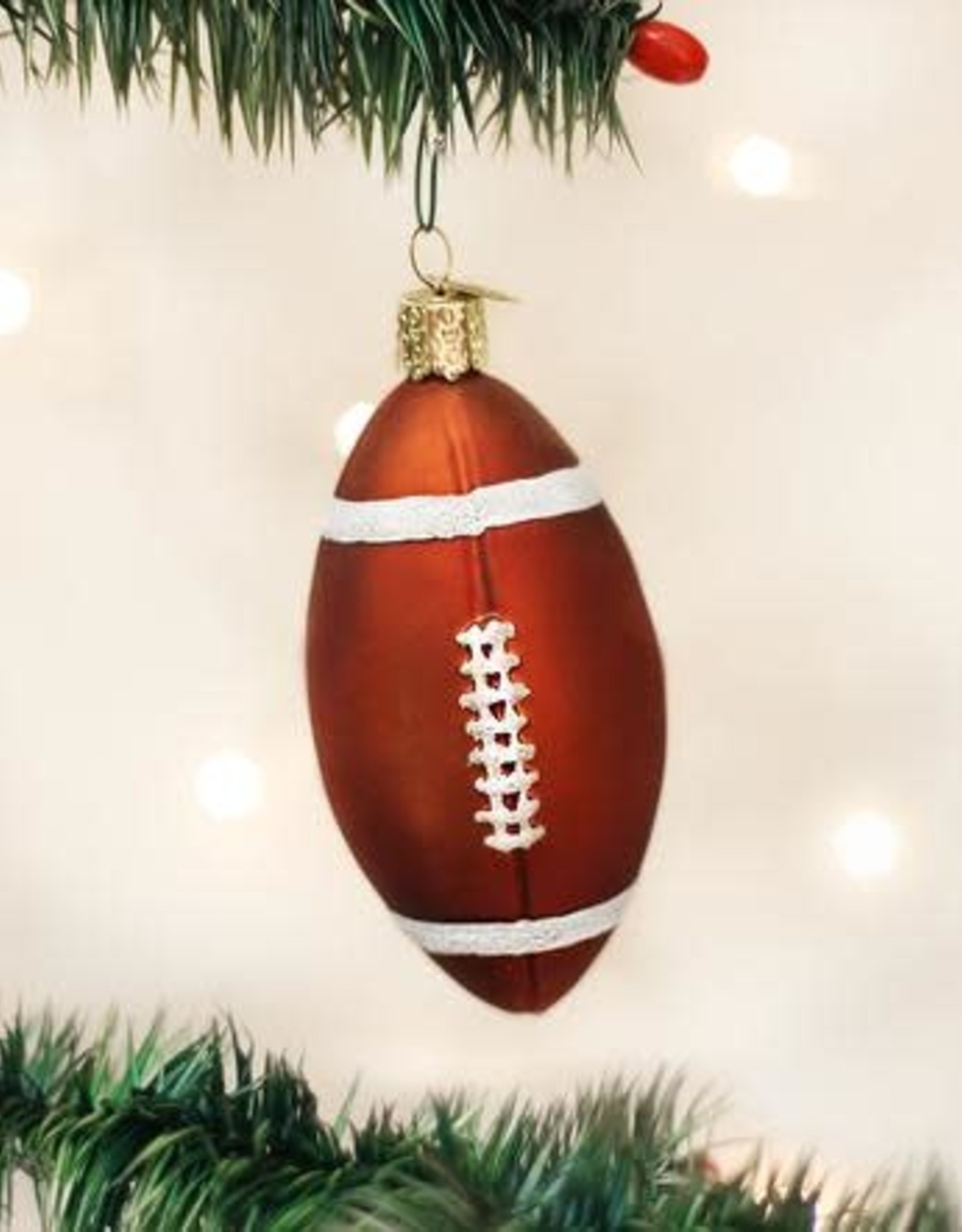 Old World Christmas Football Ornament