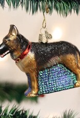 Old World Christmas German Shepard Ornament