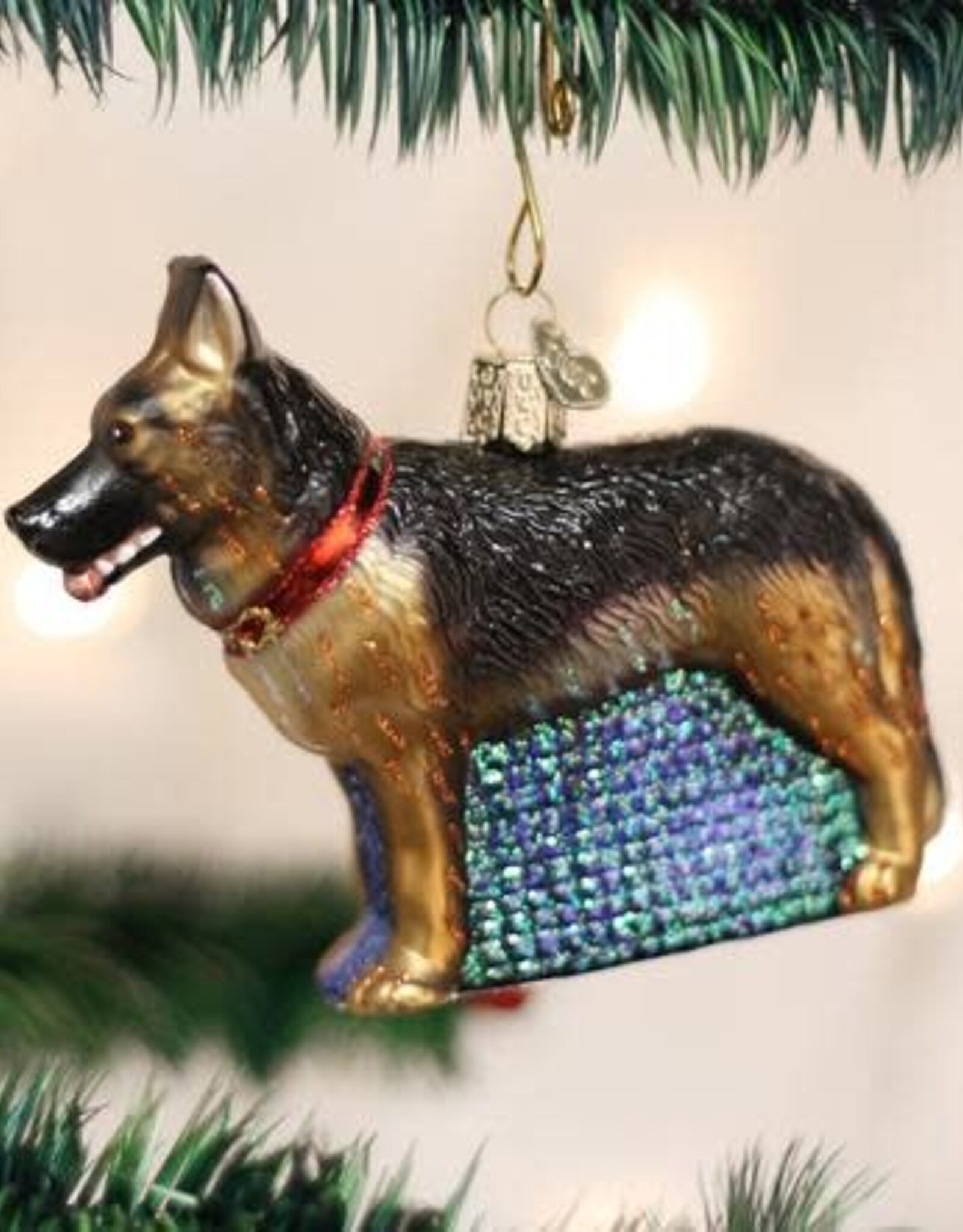 Old World Christmas German Shepard Ornament