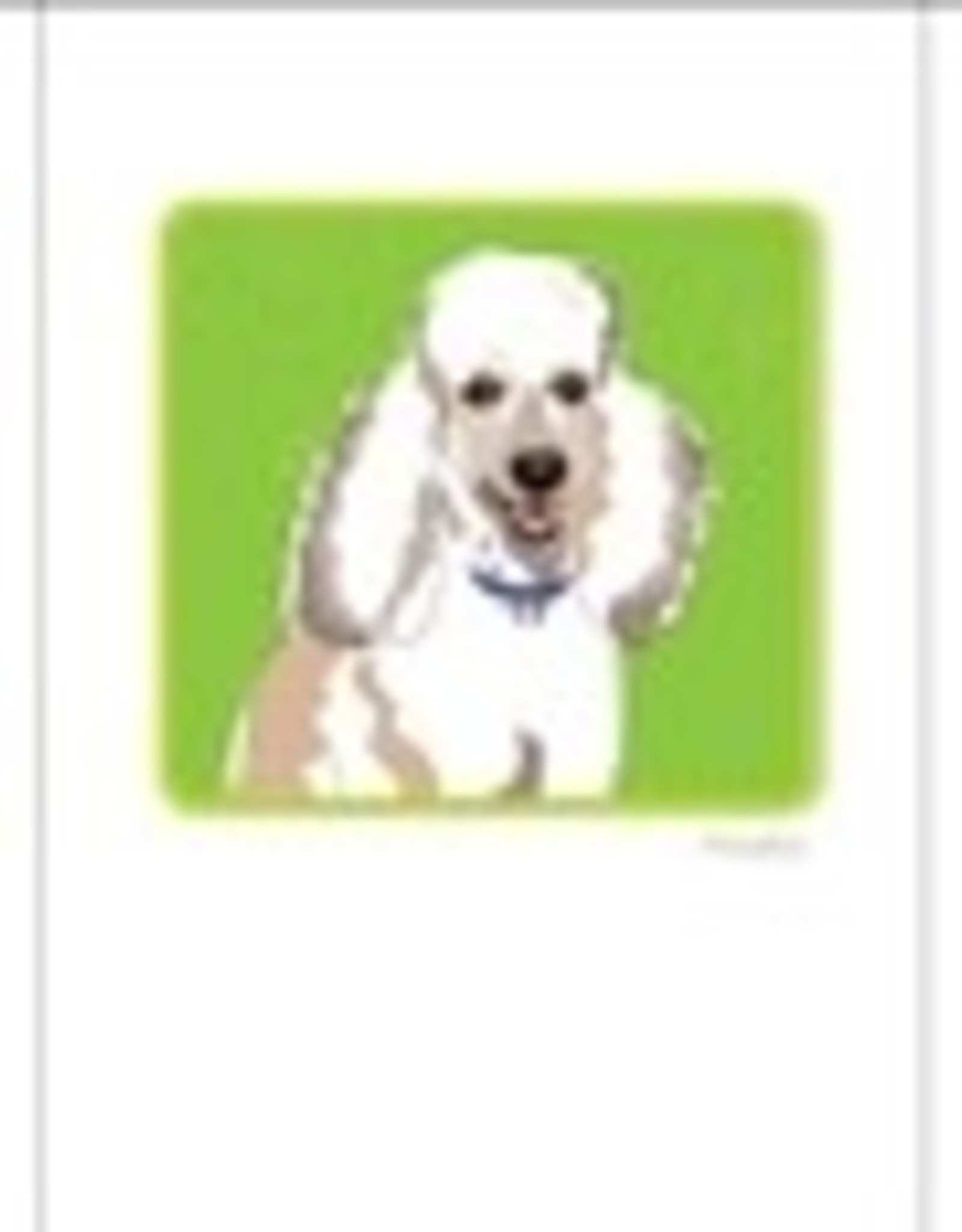 Paper Russells Poodle White-2