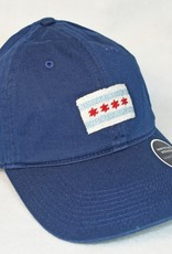Smather's & Branson Hat Chicago Flag on Navy
