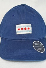 Smather's & Branson Hat Chicago Flag on Navy
