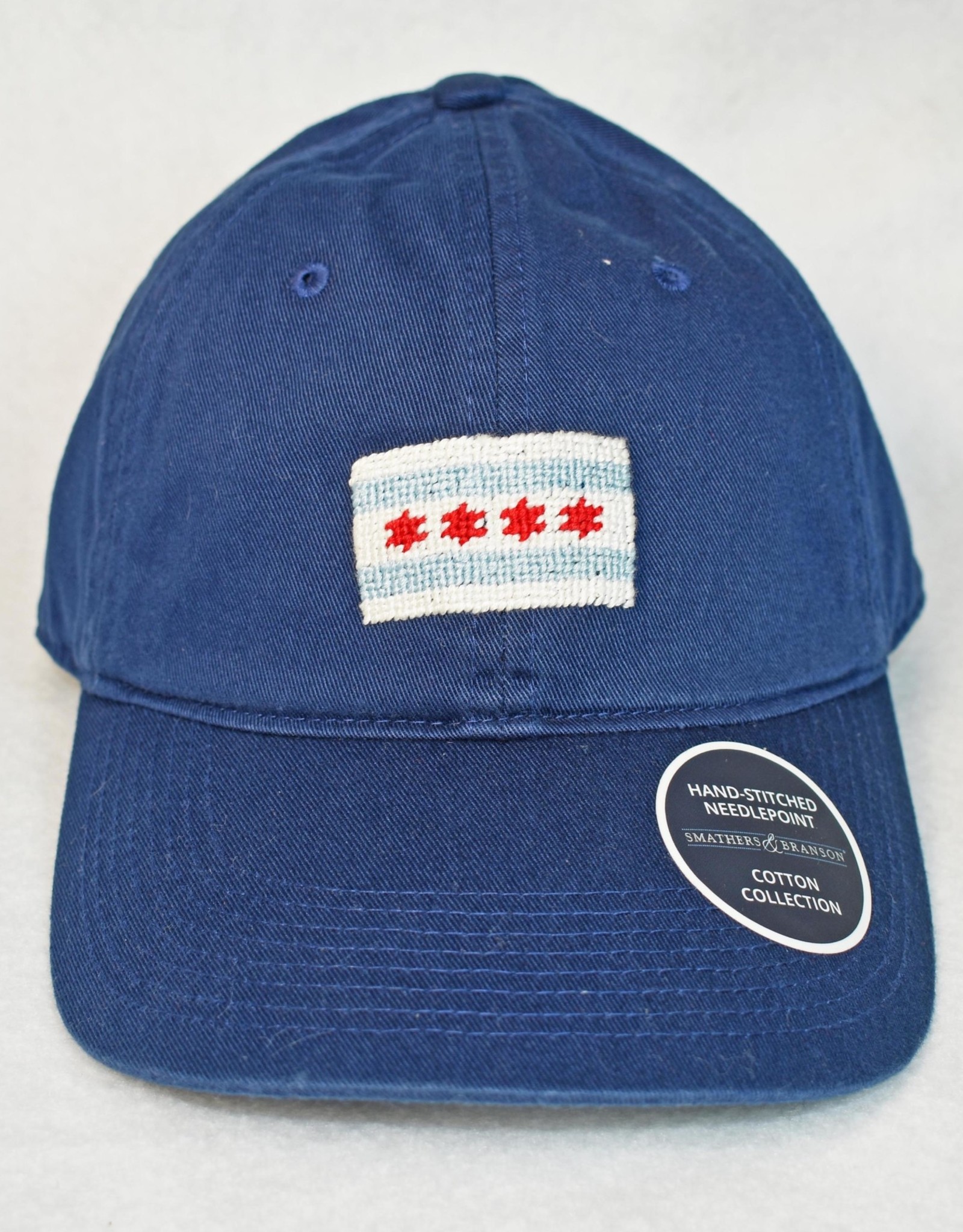 Smather's & Branson Hat Chicago Flag on Navy