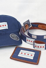 Smather's & Branson Hat Chicago Flag on Navy