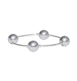 Made As Intended 12mm Silver Pearl Blessing Bracelet
