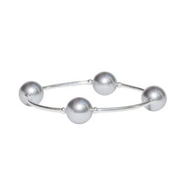 Made As Intended Silver Pearl Blessing Bracelet