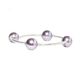Made As Intended 12mm Mauve Pearl Blessing Bracelet