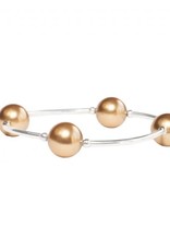 Made As Intended 12mm Gold Pearl Blessing Bracelet