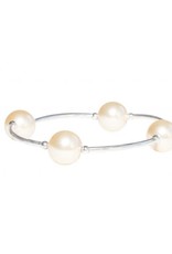 Made As Intended 12mm Light Gold Pearl Blessing Bracelet