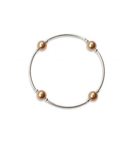 Made As Intended 8mm Gold Pearl Blessing Bracelet