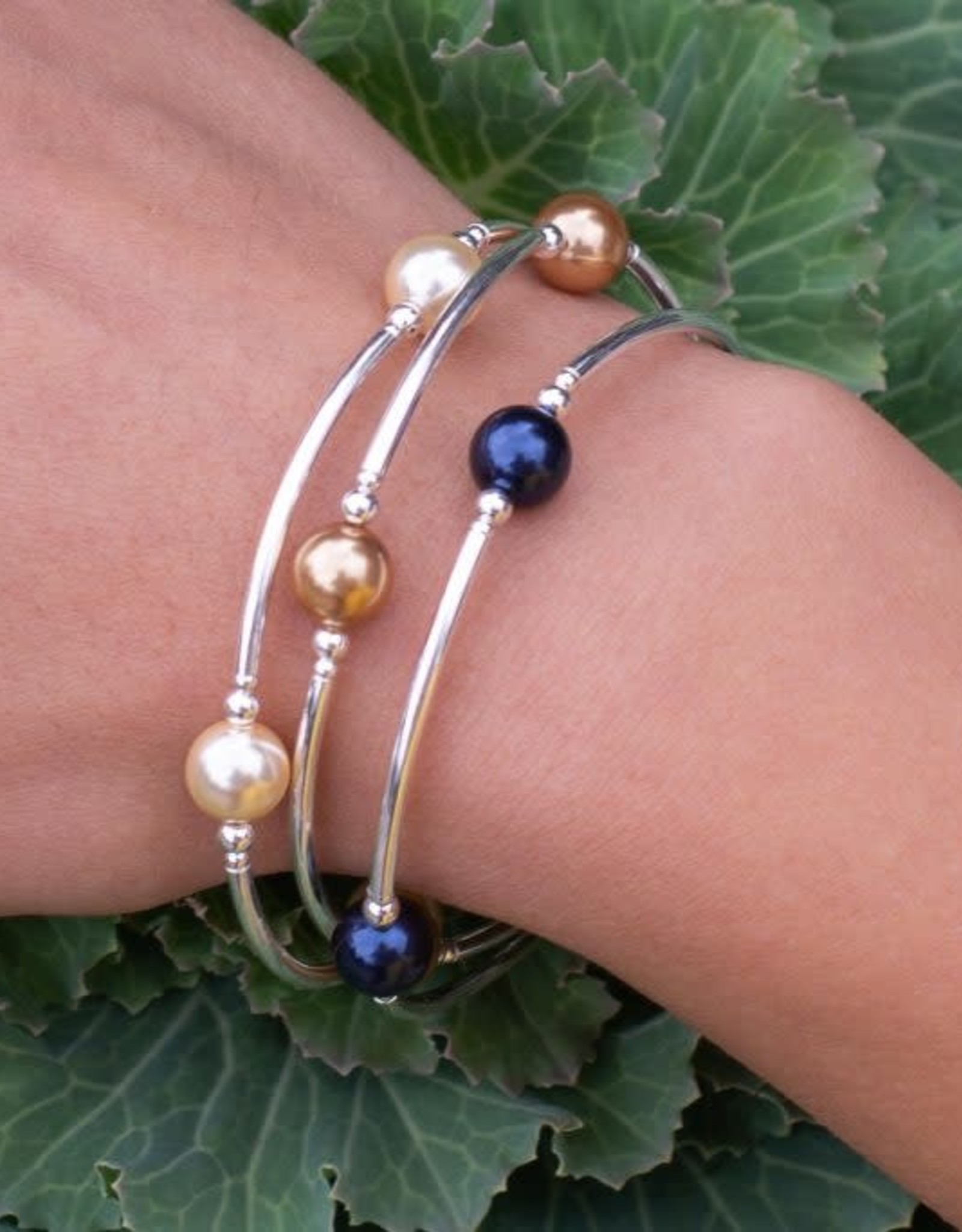 Made As Intended 8mm Gold Pearl Blessing Bracelet