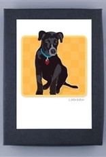 Paper Russells Black Lab Cards