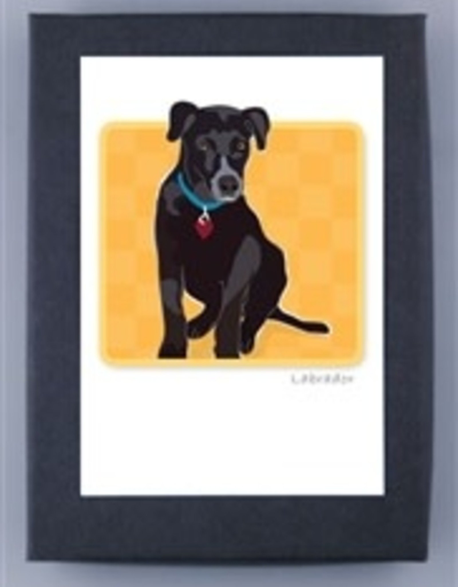 Paper Russells Black Lab Cards