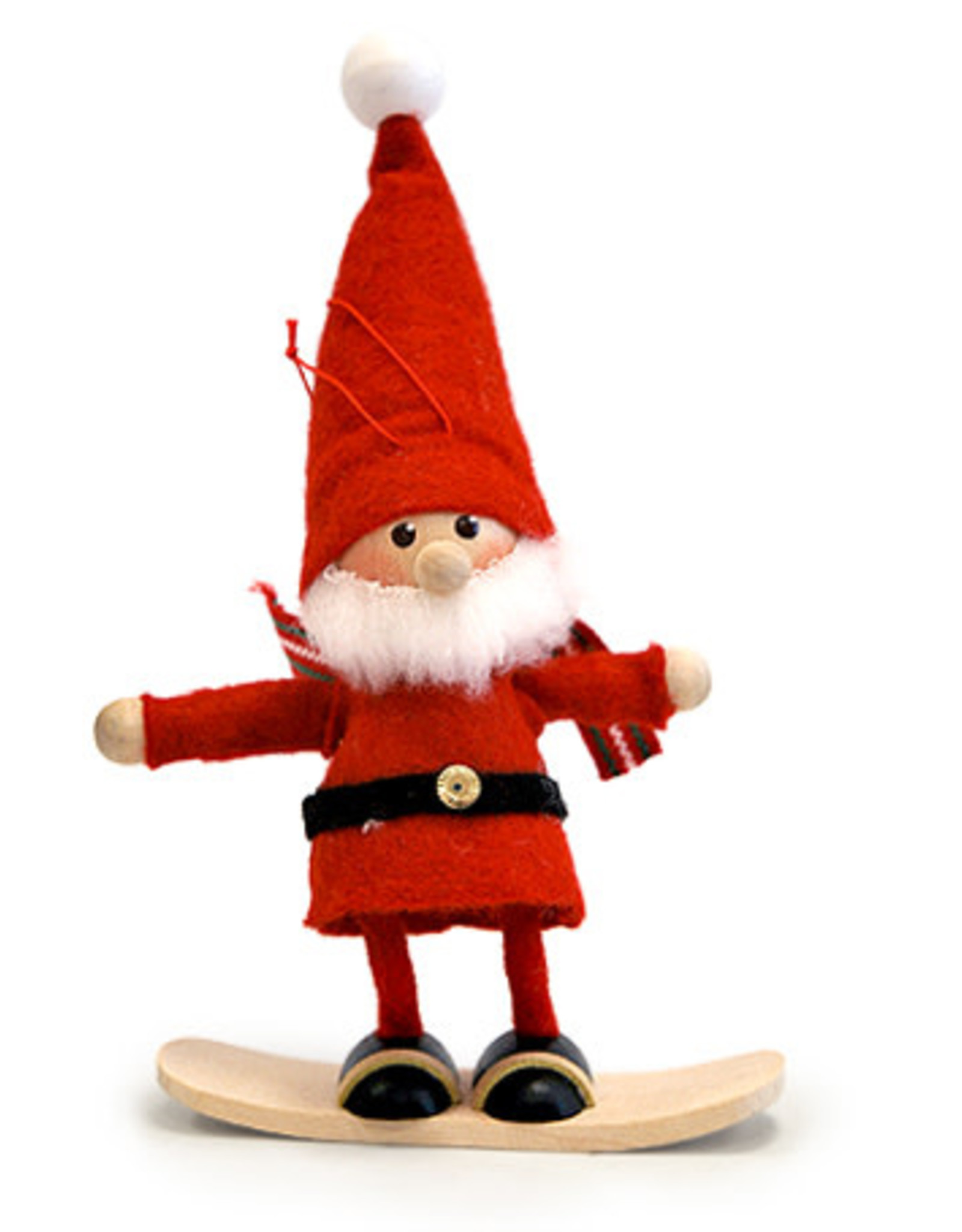 Nordic Dreams Snowboarding Santa