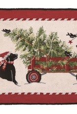 Christmas Tree Wagon Rug