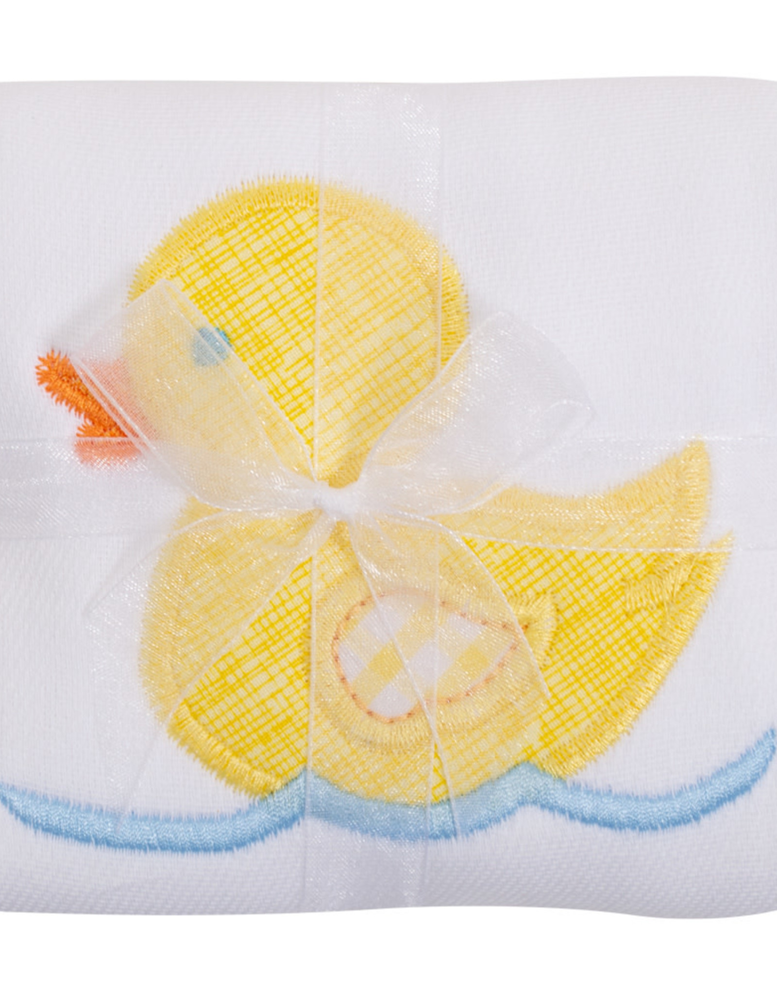 Three Marthas Burp Appliqued Yellow Duck