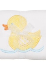 Three Marthas Burp Appliqued Yellow Duck