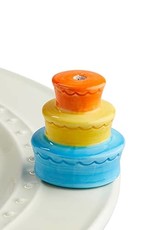 Nora Fleming Mini Best Birthday Ever! Cake/Candle xx