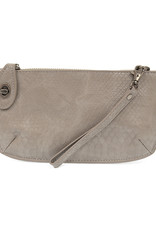 Joy Susan Grey Python Mini Crossbody Wristlet