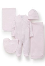 Kissy Kissy Pink Stripes 5-piece Set 0-3mo