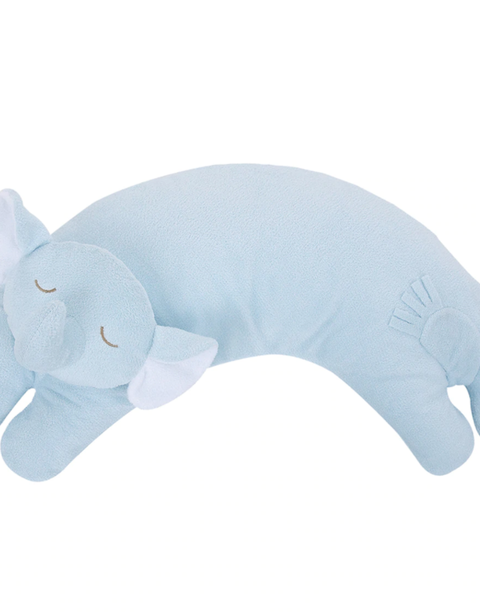 Angel Dear Curved Pillow Blue Elephant