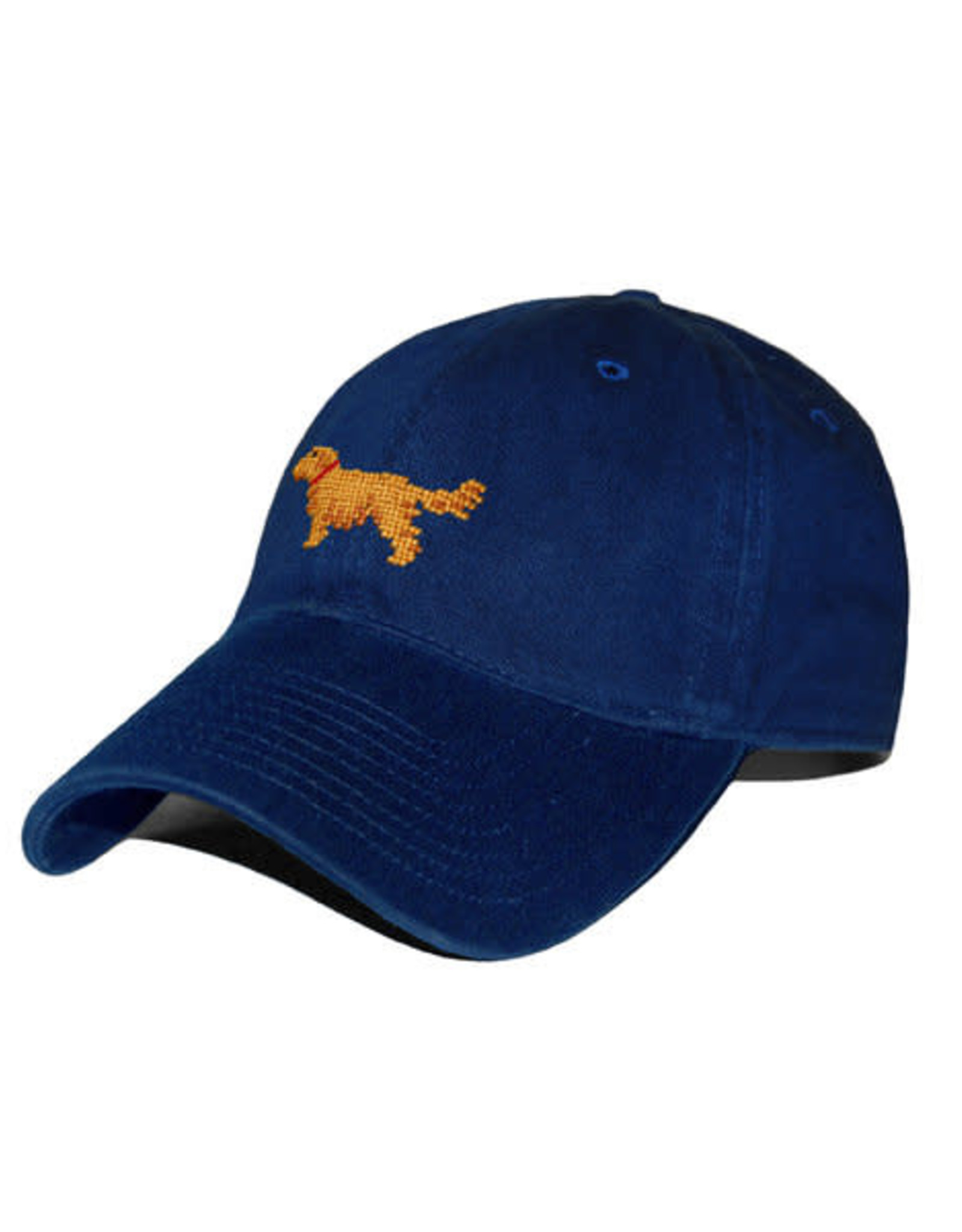 Smather's & Branson Performance Hat Golden Retriever on Navy