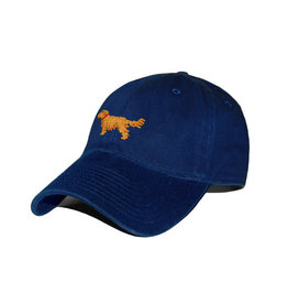 Smather's & Branson Hat Golden Retriever on Navy Performance