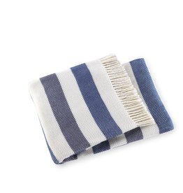 A Soft Idea Throw Sweet Stripes Slate xx