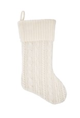 Ivory Knit Stocking