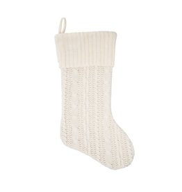 Ivory Knit Stocking