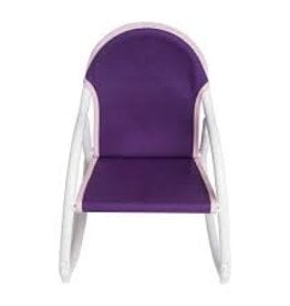 Hoohobbers Hoohobber Rocking Chair Purple Canvas w/ Pink
