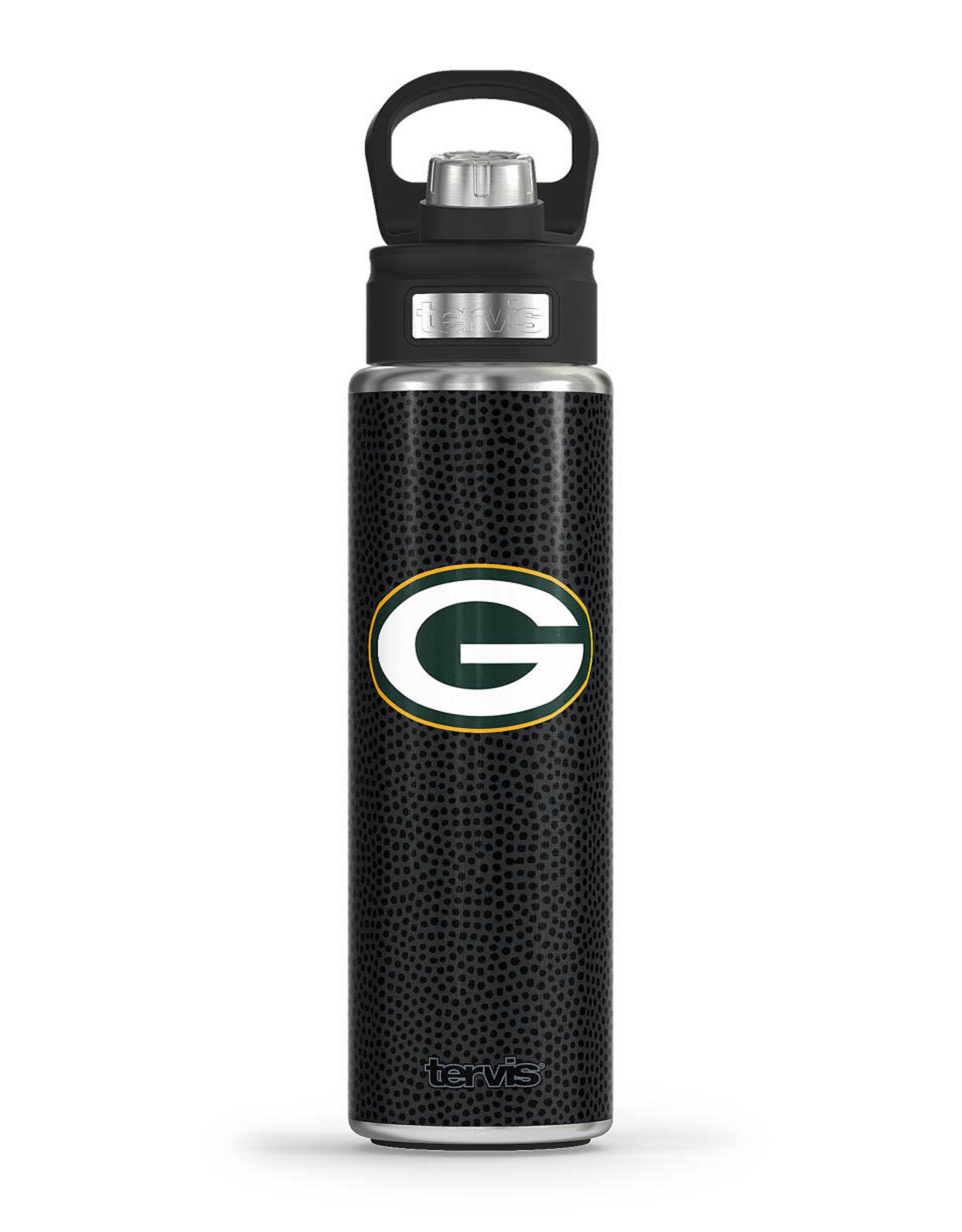 Tervis Tumbler 24oz Green Bay Packers Black Leather