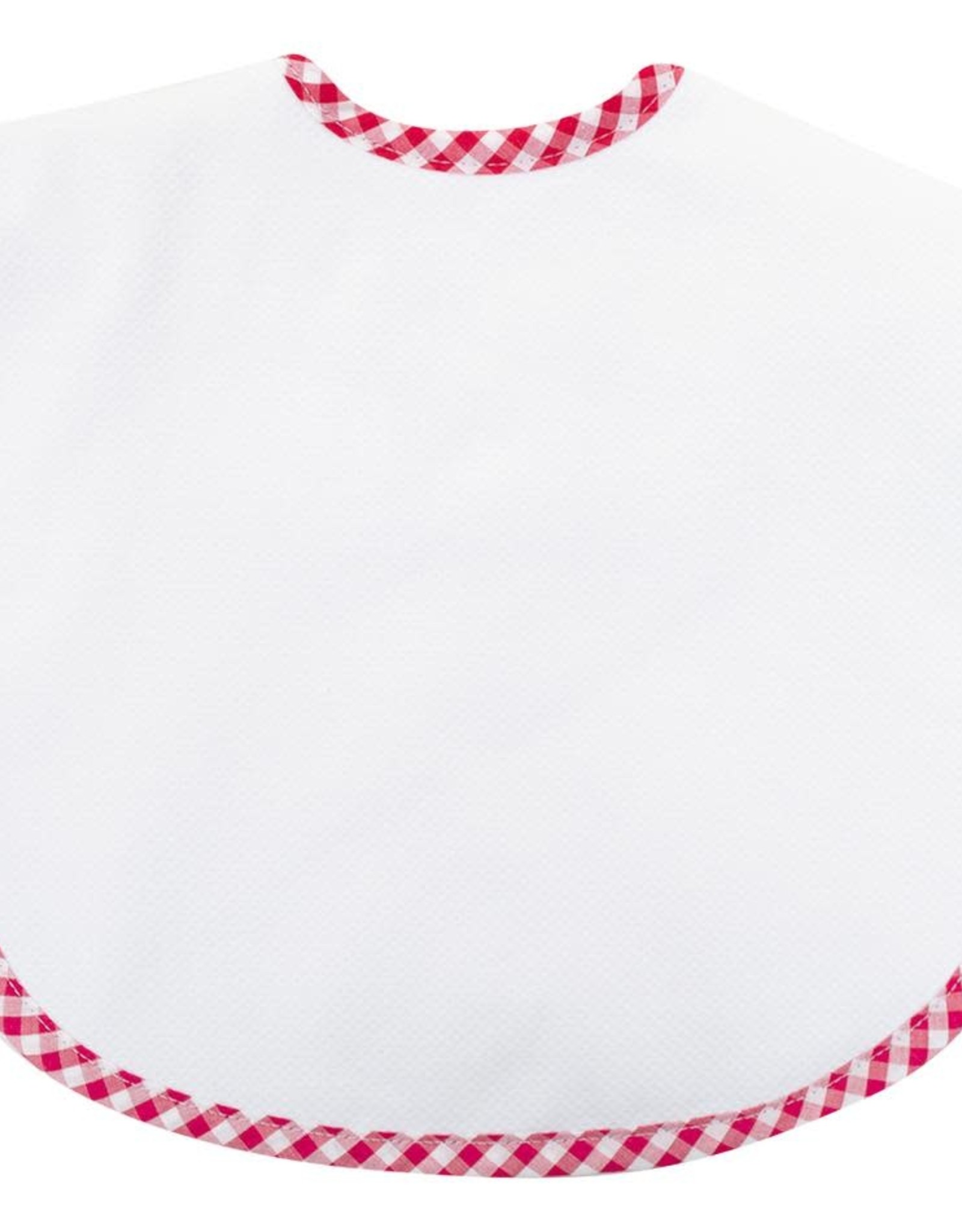 Three Marthas Bib Toddler Red Check xx