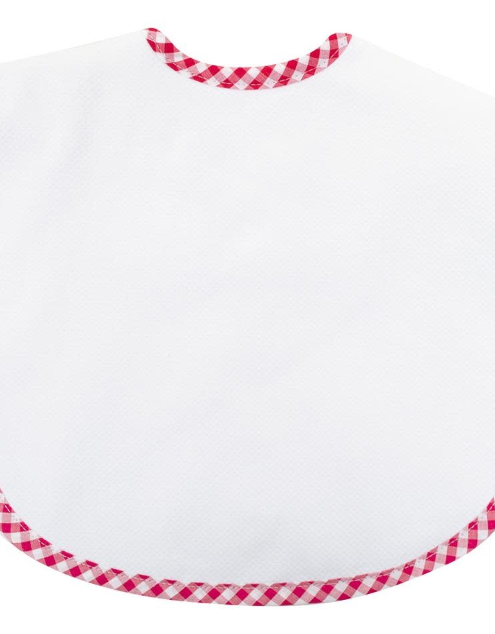 Three Marthas Bib Toddler Red Check