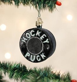 Old World Christmas Hockey Puck Ornament