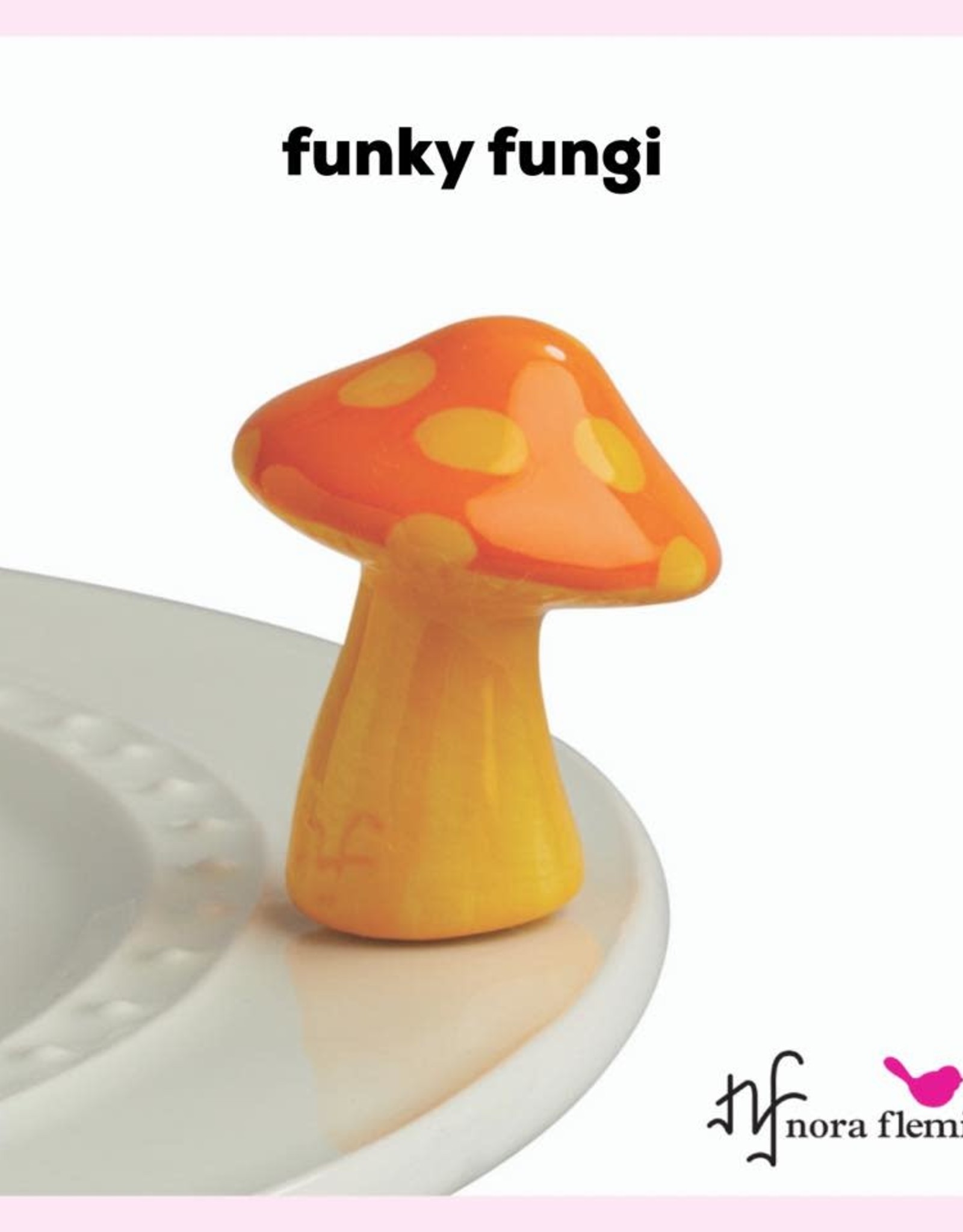 Nora Fleming Mini Funky Fungi Mushroom