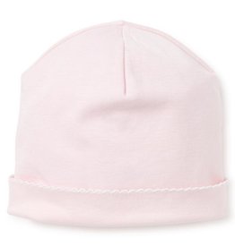 Kissy Kissy Basic Hat  Pink/White Stitching