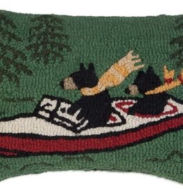 Chandler Four Corners Pillow Boating Bears 14x20